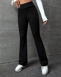 Дамски спортен панталон в черно - код 12933