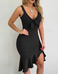 Дамска рокля в черно - код 8572
