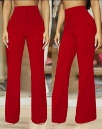Елегантен дамски панталон в червено - код 35001