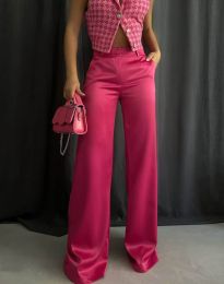Атрактивен дамски панталон в цвят циклама - 01013