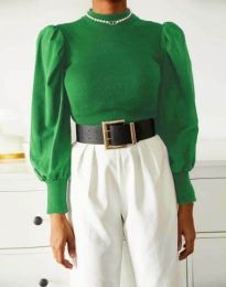 Дамска блуза в зелено - код 15633