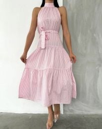 Атрактивна дълга дамска рокля - код 44627 - 2