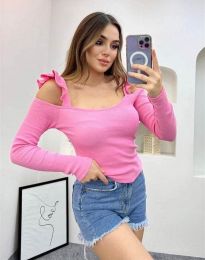 Атрактивна дамска блуза в розово - код 11222