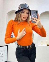 Атрактивна дамска блуза в оранжево - код 31033
