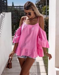 Атрактивна дамска блуза в розово - код 9165
