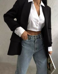 Елегантно дамско сако в черно - код 200502