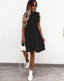 Феерична рокля в черно - код 2663