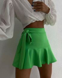 Кокетна пола-панталон в зелено - код 4654