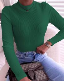 Дамска блуза в зелено - код 5598