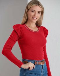 Дамска блуза в червено - код 9290
