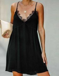 Дамска рокля в черно - код 10254