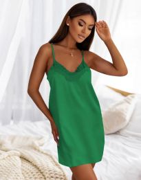 Къса дамска рокля в зелено - код 4346