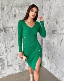 Дамска рокля в зелено - код 0219