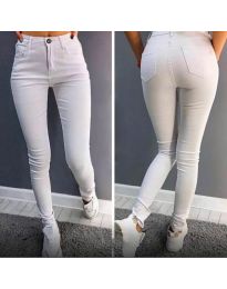 Дамски панталон в бяло - код 2823