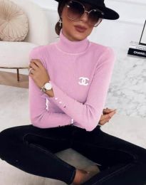 Стилна дамска блуза в розово - код 6847
