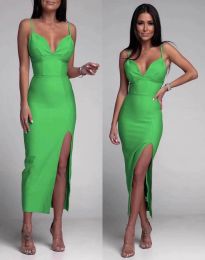 Дамска рокля в зелено - код 9552