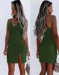Елегантна дамска рокля в зелено - код 8979