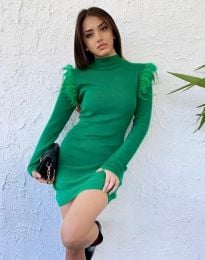 Дамска рокля в зелено - код 12024