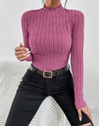 Атрактивна дамска блуза в розово - код 32100