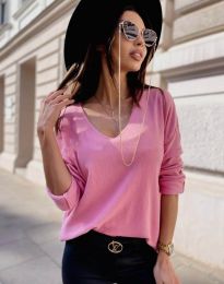 Дамска блуза в розово - код 9543