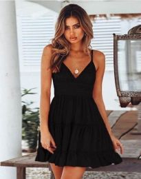 Кокетна къса рокля в черно - код 71150