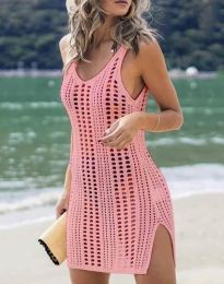Плажна рокля в розово - код 2238
