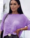 Атрактивна дамска блуза в лилаво - код 9761