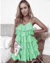 Атрактивна дамска рокля в зелено - код 6326