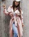 Дамско палто в розово - код 8732