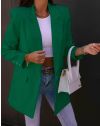 Дамско сако в зелено - код 9269