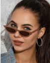 Дамски слънчеви очила в кафяво - код GLA234