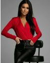 Aтрактивна дамска блуза в червено - код 28000