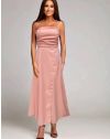 Дамска рокля в розово - код 9857