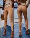 Дамски панталон в цвят капучино - код 5094