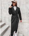 Дамско палто в черно - код 7844