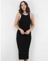 Атрактивна дамска рокля в черно - код 5273