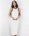 Атрактивна дамска рокля в бяло - код 5273
