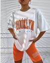Дамски спортен сет от две части "BROOKLYN" в оранжево - код 012033