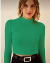 Дамска блуза в зелено - код 10480