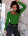 Атрактивна дамска блузка в зелено - код 12750