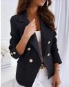 Стилно дамско сако в черно - код 0518