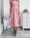 Атрактивна дамска рокля в розово - код 0928