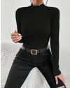 Атрактивна дамска блуза в черно - код 0413