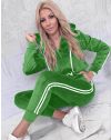 Дамски спортен екип в зелено - код 5595
