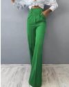 Елегантен дамски панталон в зелено - код 8474