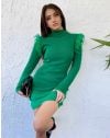 Дамска рокля в зелено - код 12024